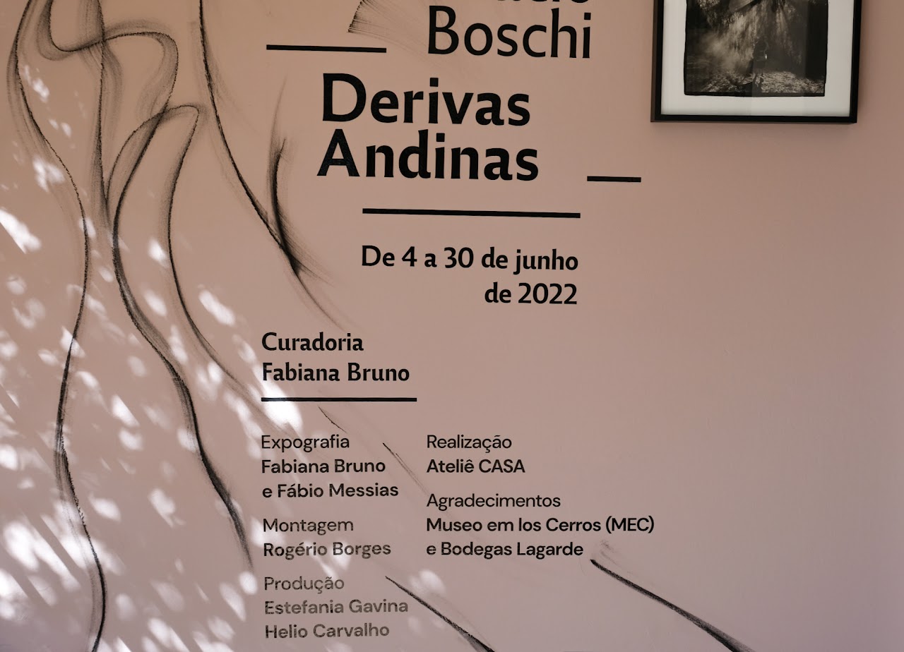 Registro da exposição Derivas Andinas